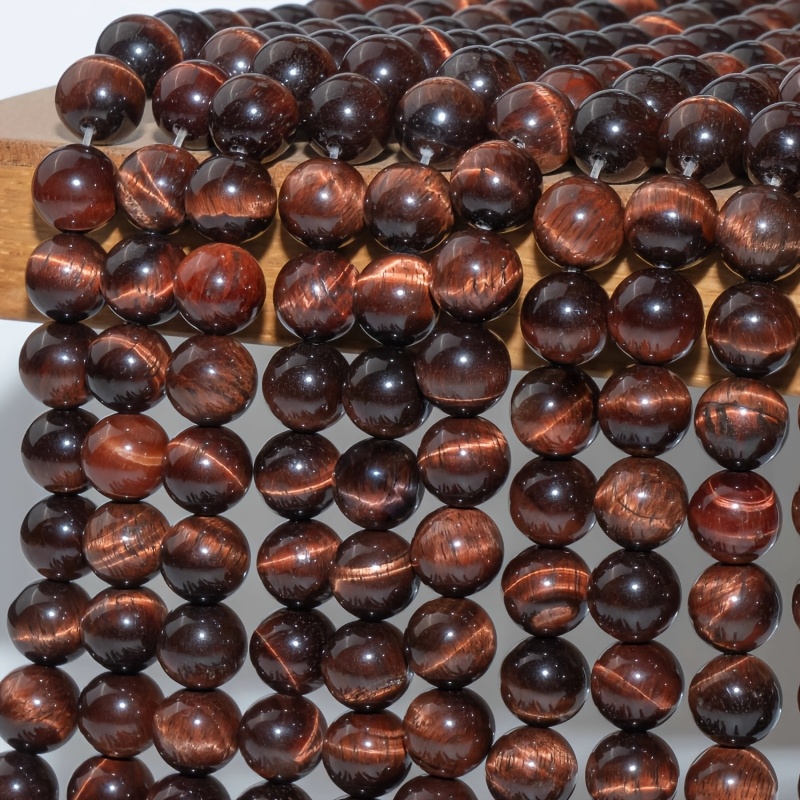 Multi-Size Red Tiger's Eye Beads for Jewelry Making